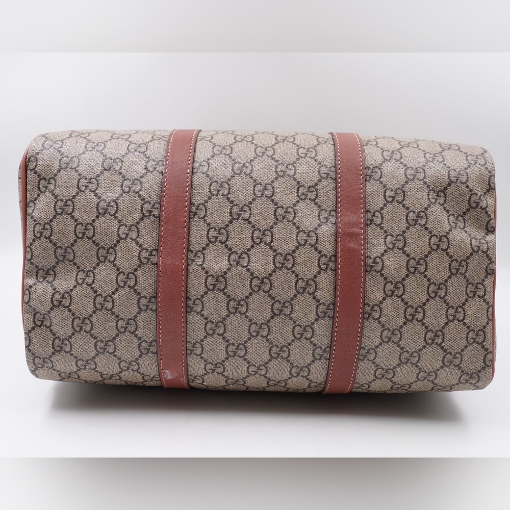 ❌️❌️SOLD❌️❌️BM40 💚 Gucci Joy Boston Bag GG Coated Canvas Medium - Picture 12 of 14